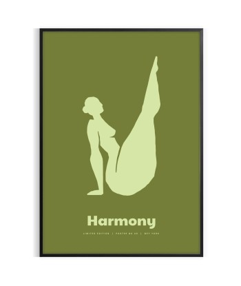 Affiche Harmonie Yoga livraison et retour toujours gratuits