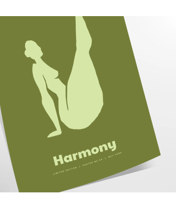 Affiche Harmonie Yoga livraison et retour toujours gratuits