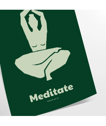 Méditation Yoga Affiche commande en ligne