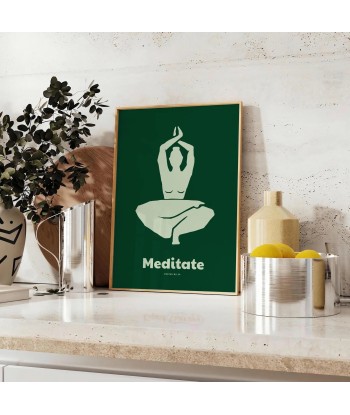 Méditation Yoga Affiche commande en ligne