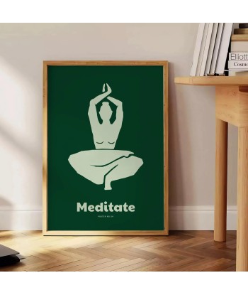 Méditation Yoga Affiche commande en ligne