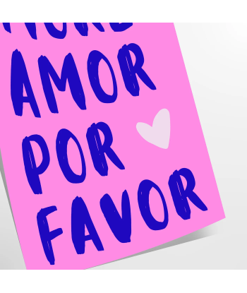 Mor Amor Por Favor Motivation Affiche france