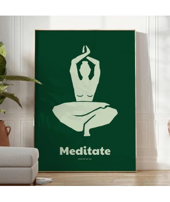 Méditation Yoga Affiche commande en ligne