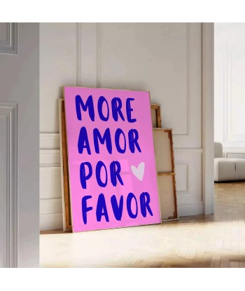 Mor Amor Por Favor Motivation Affiche france