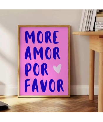 Mor Amor Por Favor Motivation Affiche france