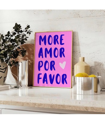 Mor Amor Por Favor Motivation Affiche france