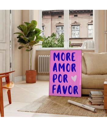 Mor Amor Por Favor Motivation Affiche france