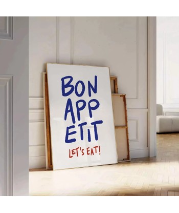 Bon Appetit Lets Eat Kitchen Art Print Economisez 