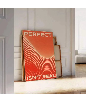 Perfect Isn T Real Motivation Wall Affiche 2 - 3 jours ouvrés.