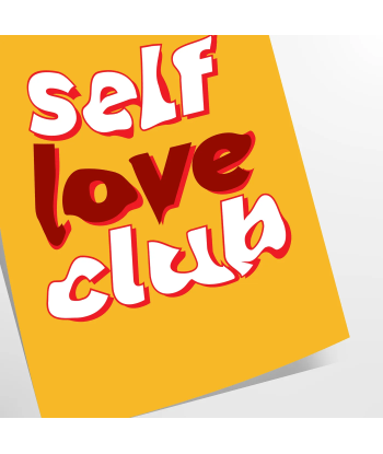 Affiche Motivation Club D’Amour Soi soldes