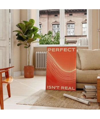 Perfect Isn T Real Motivation Wall Affiche 2 - 3 jours ouvrés.