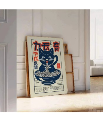 Cat Ramen Kitchen Art Print 1 paiement sécurisé