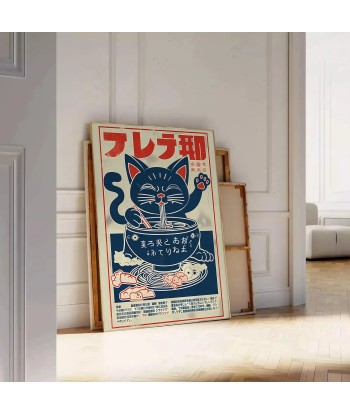 Cat Ramen Kitchen Poster 1 destockage