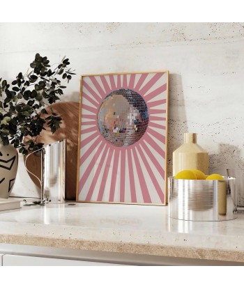 Disco Graphic Wall Print solde