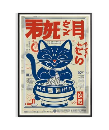 Cat Ramen Kitchen Poster vente chaude votre 