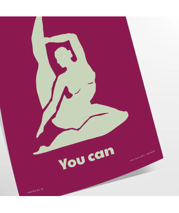 Vous Pouvez Faire Yoga Poster la livraison gratuite