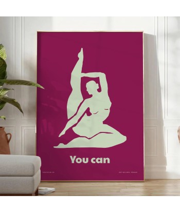 Vous Pouvez Faire Yoga Poster la livraison gratuite