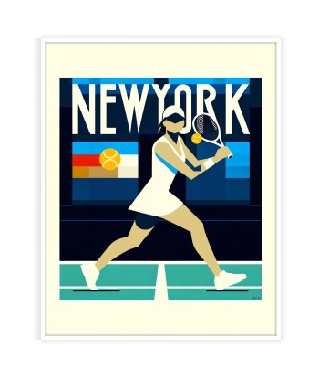 Affiche Tennis Affiche New York une grave pollution 