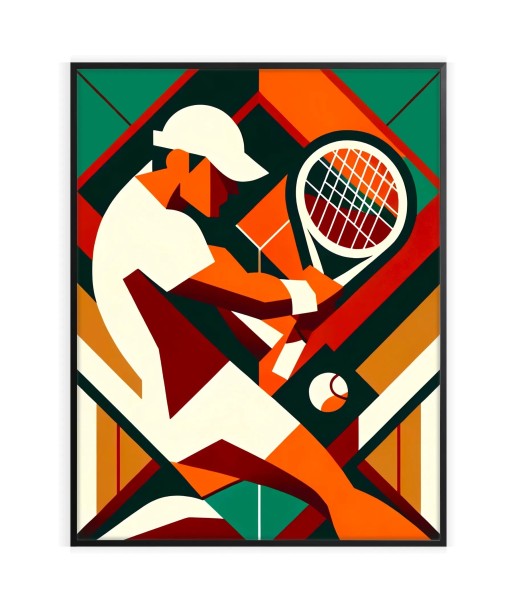 Affiche Vintage Tennis soldes