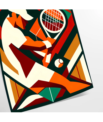 Affiche Vintage Tennis soldes