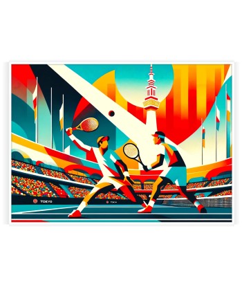 Tokyo Affiche Tennis Impression 2 Toutes les collections ici