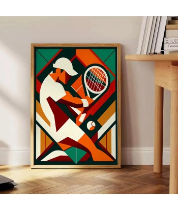 Affiche Vintage Tennis soldes