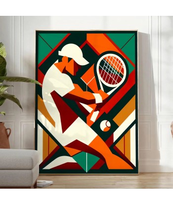 Affiche Vintage Tennis soldes