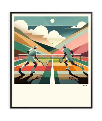 Affiche Vintage Affiche Tennis 3 pas cher chine