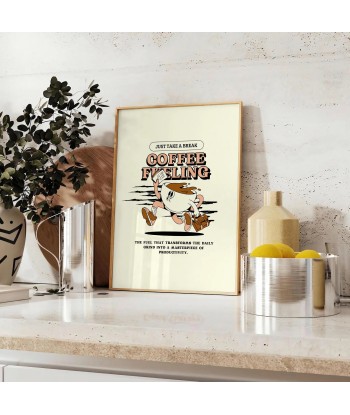 Coffee Fueling Kitchen Art Print 2023