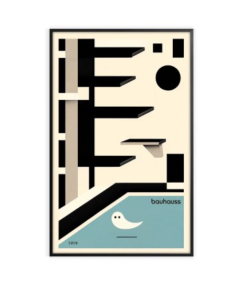 Affiche Minimaliste Avec Affiche Bauhaus la chaussure