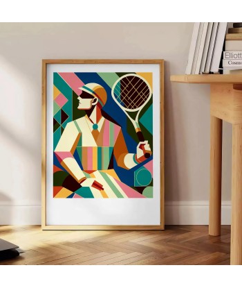 Affiche Tennis Rétro votre