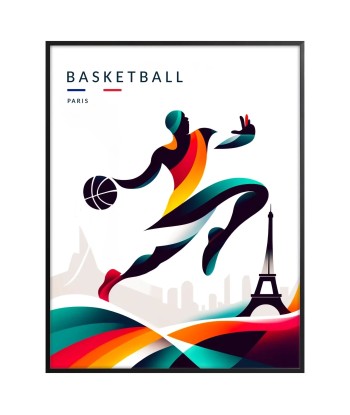 Affiche Basketball Paris Poster Par le système avancé 