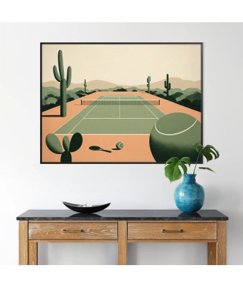 Affiche Tennis Affiche Minimale d'Europe débarque