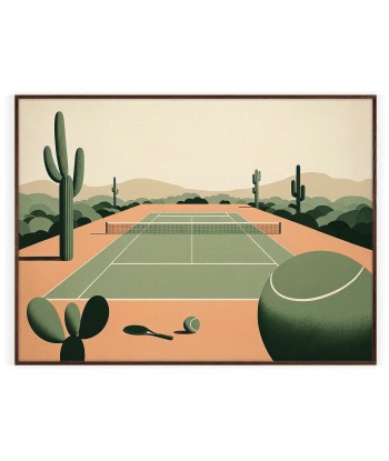 Affiche Tennis Affiche Minimale d'Europe débarque