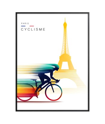 Vélo Affiche Paris Poster s'inspire de l'anatomie humaine