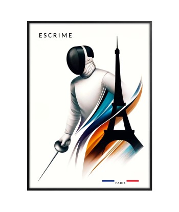 Affiche Escrime Affiche Paris pour bénéficier 