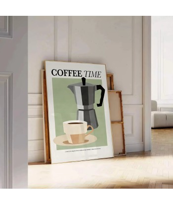 Coffee Time Kitchen Wall Print la chaussure