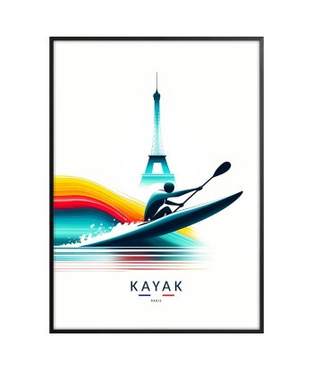 Kayak Affiche Paris Poster Fin de série