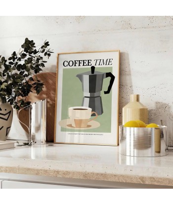 Coffee Time Kitchen Wall Print la chaussure