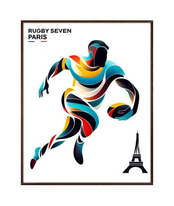 Affiche Rugby Affiche Paris Dans la société mordern