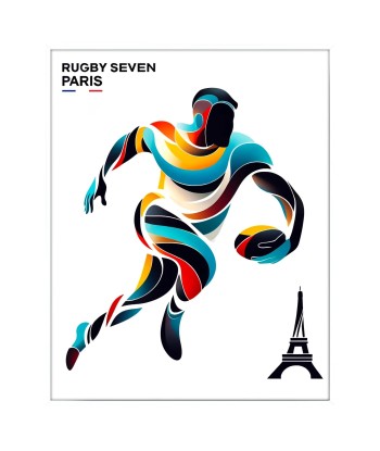 Affiche Rugby Affiche Paris Dans la société mordern