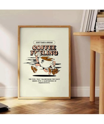 Coffee Fueling Kitchen Art Print 2023