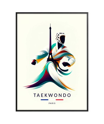 Taekwondo Affiche Paris Poster l'achat 