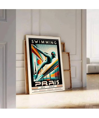 Affiche Natation Affiche Paris destockage