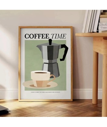 Coffee Time Kitchen Wall Print la chaussure