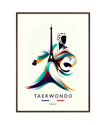 Taekwondo Affiche Paris Poster l'achat 