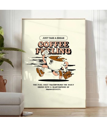 Coffee Fueling Kitchen Art Print 2023