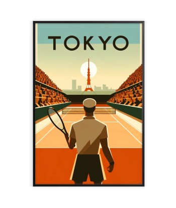 Affiche Tokyo Affiche Tennis pas cheres