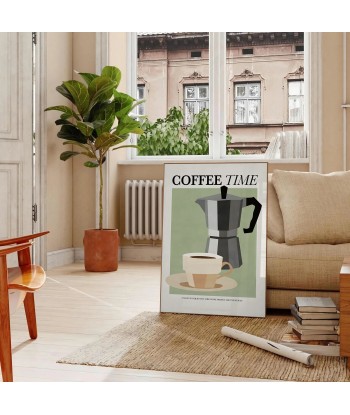 Coffee Time Kitchen Wall Print la chaussure