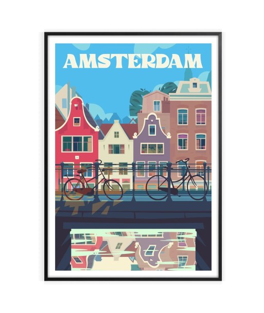 Affiche Amsterdam votre restaurant rapide dans 